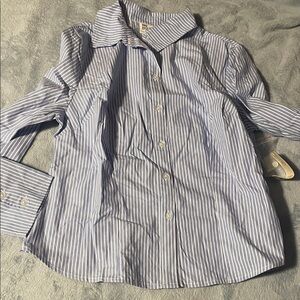 Blue Striped Kids Shirt